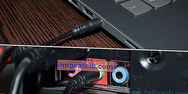 Anschließen eines Bluetooth-Lautsprechers über ein Kabel