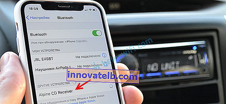 Koble en iPhone til en bilradio via Bluetooth