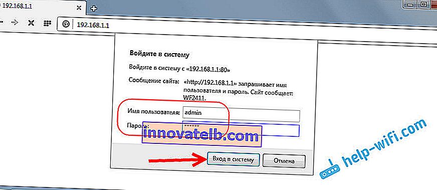 Upit za lozinku prilikom prijave na netis.cc