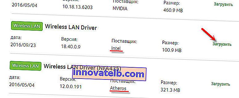 Trådløs LAN-driver for Acer