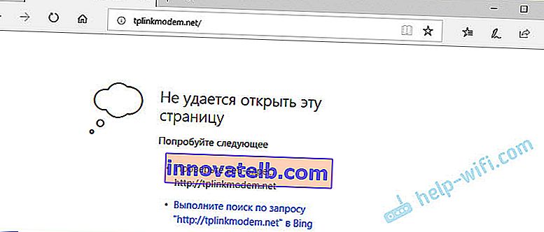 A tplinkmodem.net nem nyílik meg