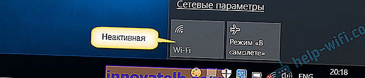 interruptor de Wi-Fi inactivo en Windows 10