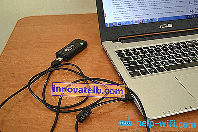 Para una mejor señal, conecte el módem mediante un cable de extensión USB