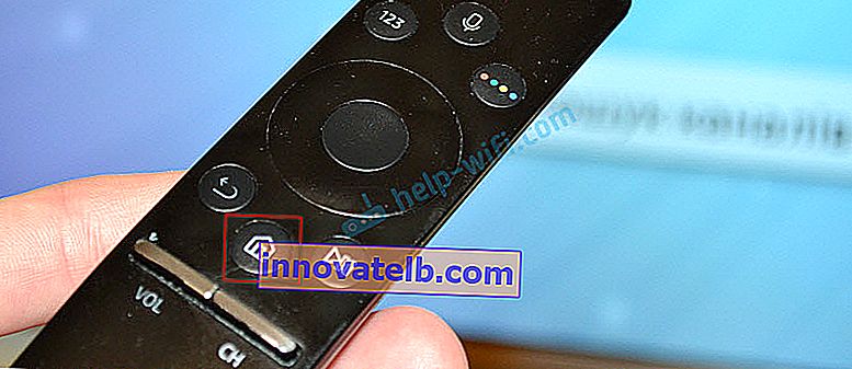 Gomb a Smart TV-be való belépéshez a Samsung TV-n