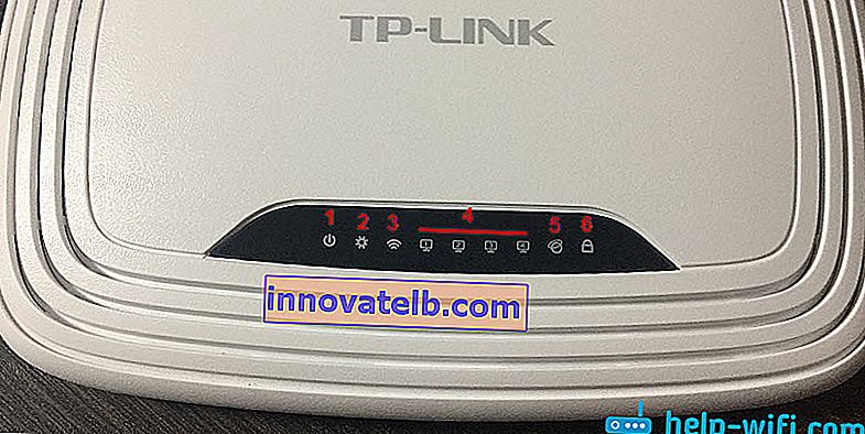 Indikatorer (pærer) på TP-Link routere