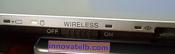 Interruptor de Bluetooth en la carcasa del portátil