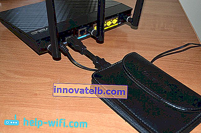 Asus routerek: külső merevlemez csatlakoztatása