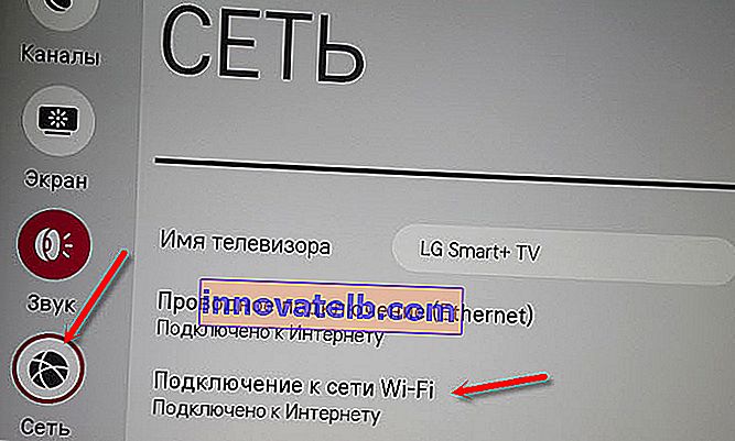 Tilslutning af LG Smart TV webOS til Wi-Fi via telefon