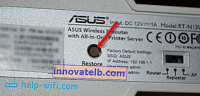 Blame Authentication hot Hogyan lehet visszaállítani az Asus router beállításait?