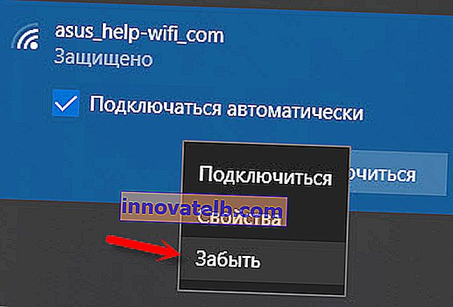 Odstránenie nastavení siete Wi-Fi v systéme Windows