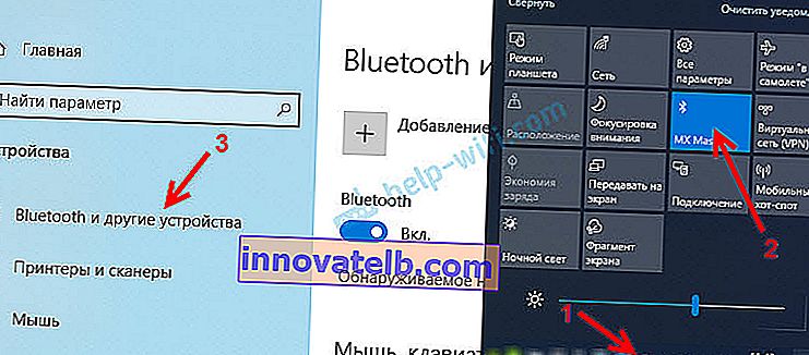 Bluetooth ikon a Windows 10, Windows 7 és 8 rendszerekben