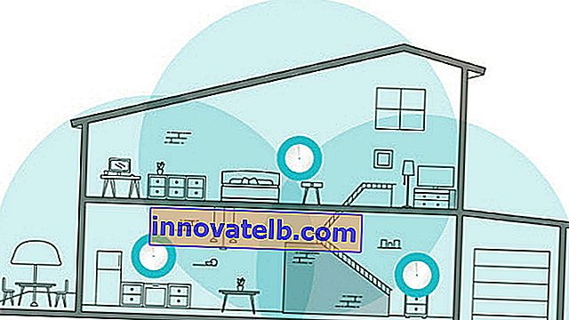 מערכת רשת רשת Wi-Fi כאופציה לנתב לבית גדול או לדירה גדולה