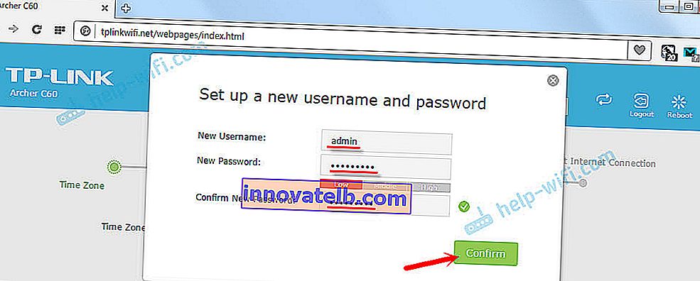 Zmeniť heslo admin