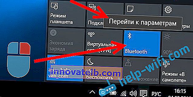 Bluetooth beállítások a Windows 10 rendszerben