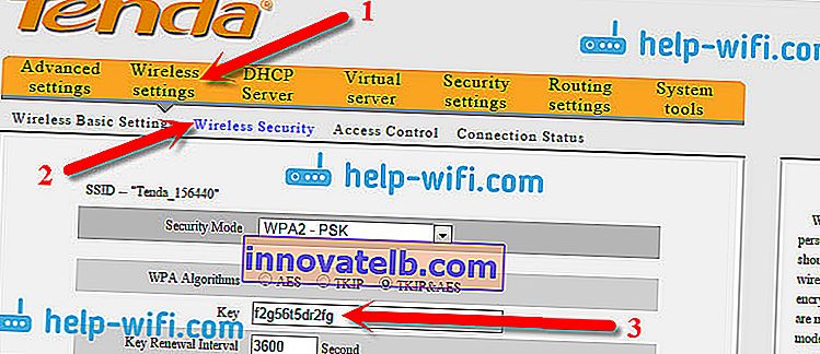 Var är lösenordet för Wi-Fi på Tenda