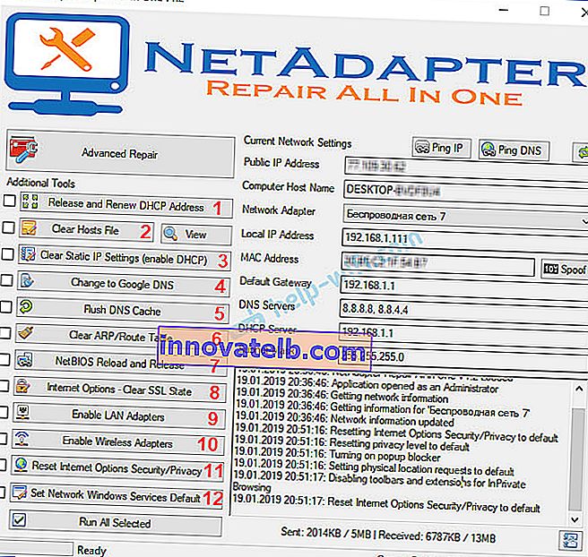 A NetAdapter Repair használata a Windows rendszerben