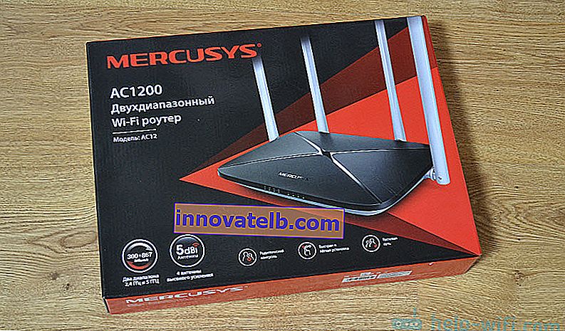 Mercusys AC12 csomagolás