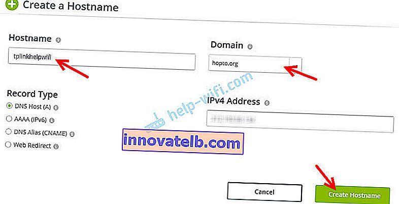Înregistrarea unei adrese de internet statice pentru un router TP-Link