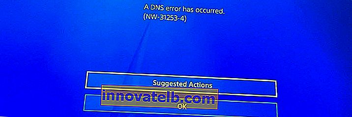 NW-31253-4 PS4-en: DNS-hiba történt