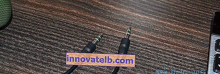 3,5 mm jack x2: kabel för anslutning av en bärbar högtalare till en dator 