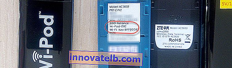 Továrenské heslo pre WiFi modem ZTE AC3633