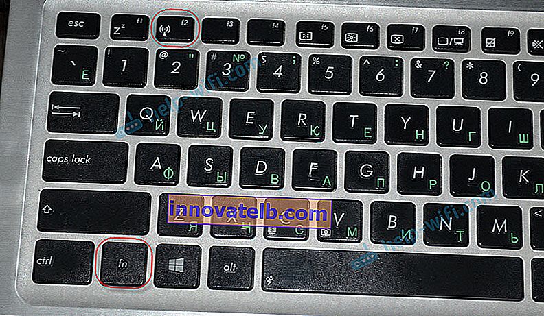 Wi-Fi nu funcționează pe un laptop ASUS: porniți-l cu o comandă rapidă de la tastatură