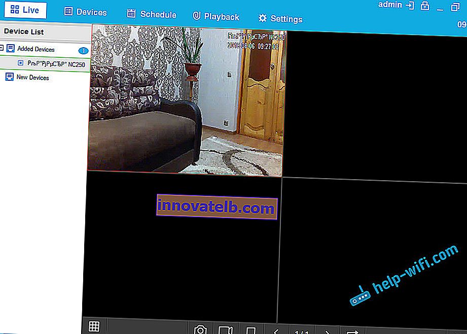 Control de cámara a través del software de control de cámara TP-LINK