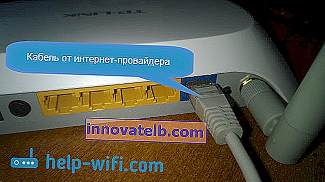 Verificarea cablului WAN dacă routerul nu distribuie Internetul