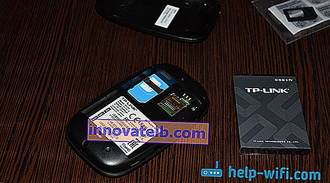 SIM-kártya telepítése a TP-LINK M5250 eszközbe