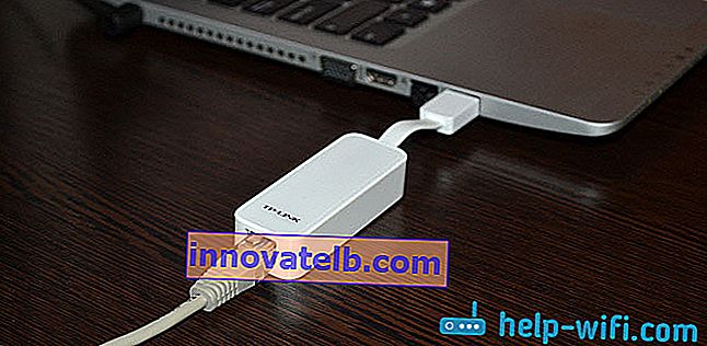 Tilslutning af en USB 3.0-netværksadapter TP-LINK UE300