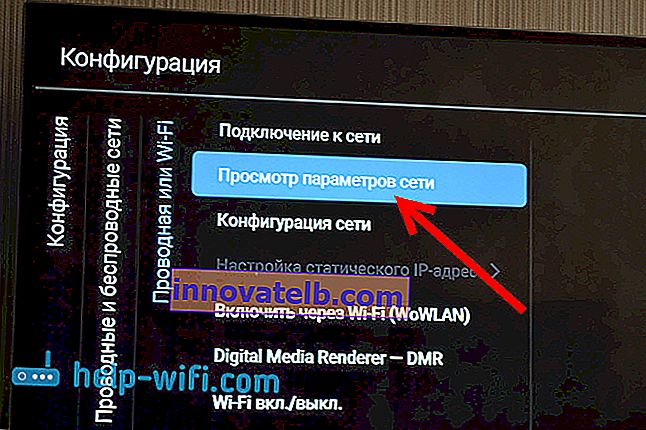Información sobre la red Wi-Fi en Smart TV