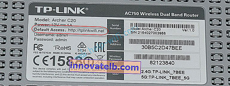tplinkwifi.net: TP-Link router-adresse
