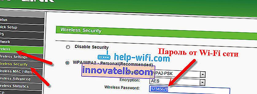 Vi tittar på lösenordet från Wi-Fi på TP-Link