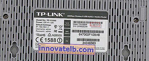 TP-Link TD-W8968 Hardver verzió: Firmware helyreállítás