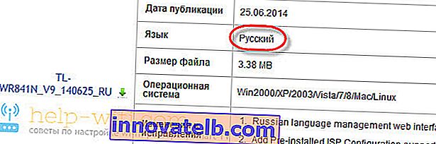  Nastavenia Tp-Link v ruštine
