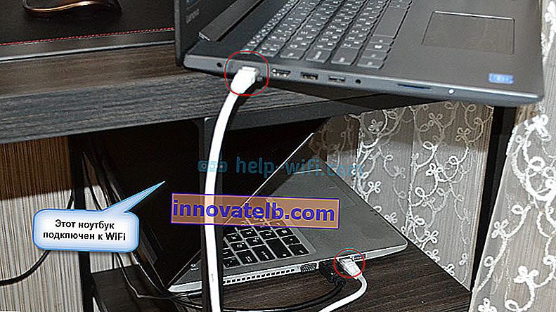 Povezivanje računala s Internetom putem drugog računala pomoću kabela