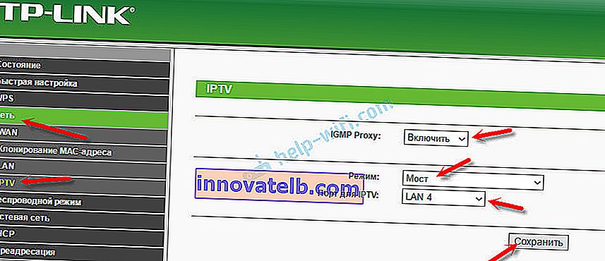 IPTV a TP-Link TL-WR841ND-n
